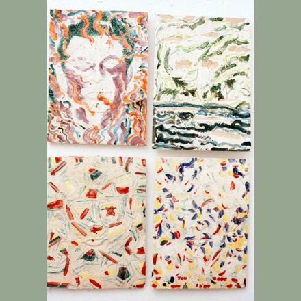  4 works hanging  - from Reagan Suite 